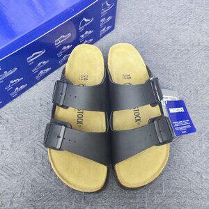 Birkenstock Arizona Narrow Fit Sandals - Onyx Black - Contoured Footbed